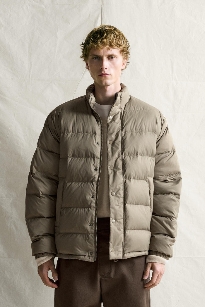 FEATHER WATER-REPELLENT JACKET - Light Beige