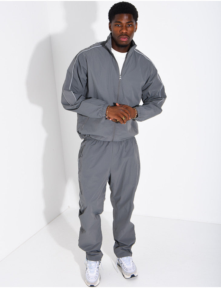 Waterproof jogging jacket and pants set