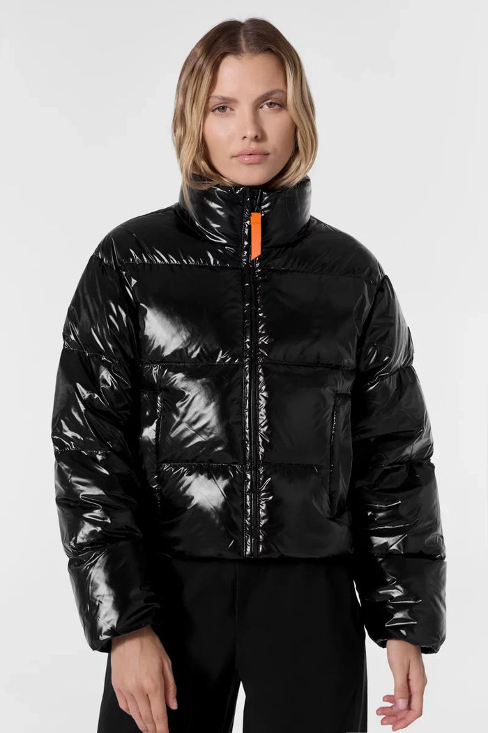 VALE High-Collar Puffer - Black