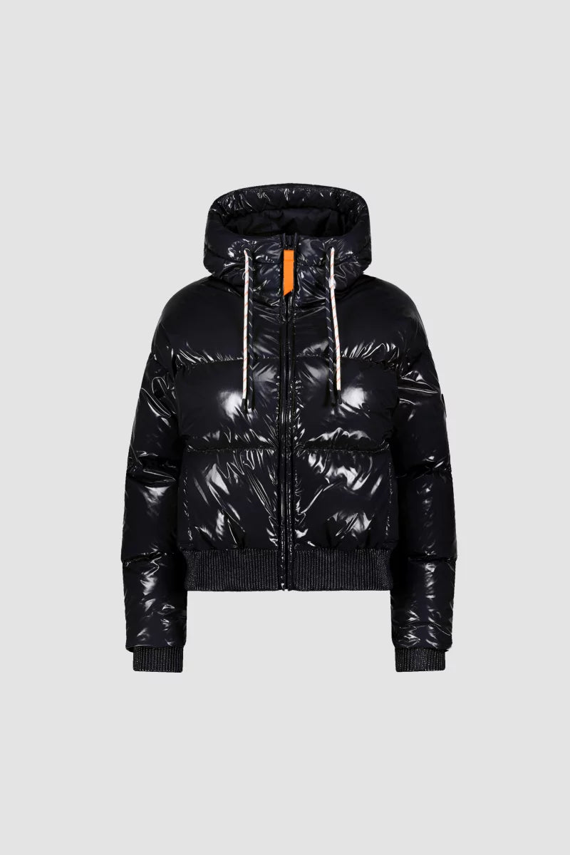 RIDGE Adjustable-Hood Puffer - Black